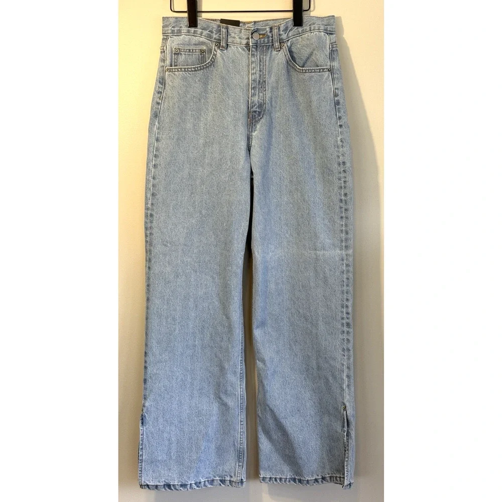 Dr. Denim Echo Shoe Cut Straight Women's 30 Light Retro High Rise NWT